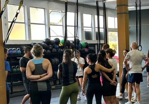 área de crossfit ginásio agueda