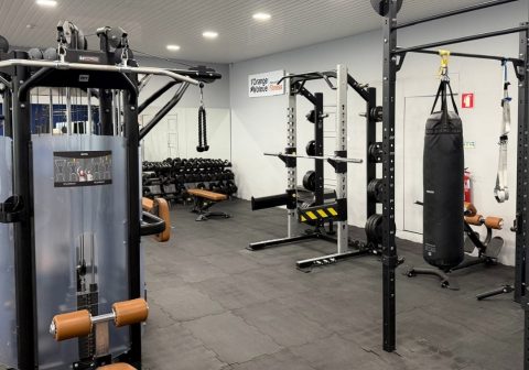área de crosstraining o nosso ginásio em agueda
